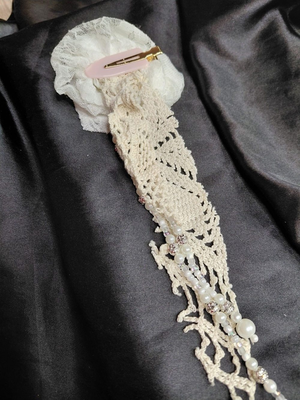 Glass BEADED CLIP-ON ROSET - Picture 8 of 14